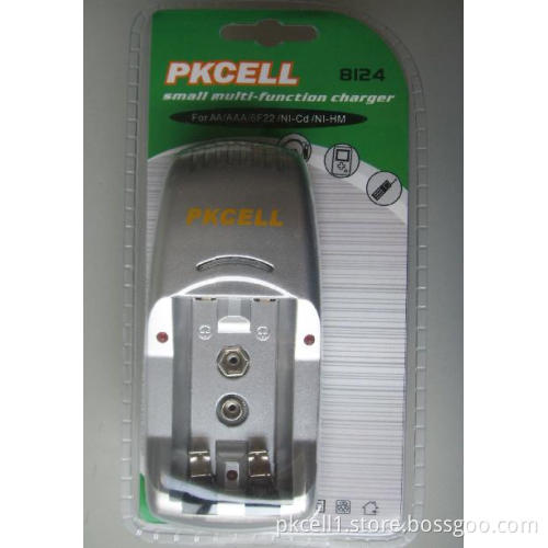 Standard Battery Charger 8124 for Ni-MH/Ni-CD in AA/AAA/9V Size Rechargeable Batteries